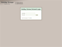 Tablet Screenshot of holidaygroups.com